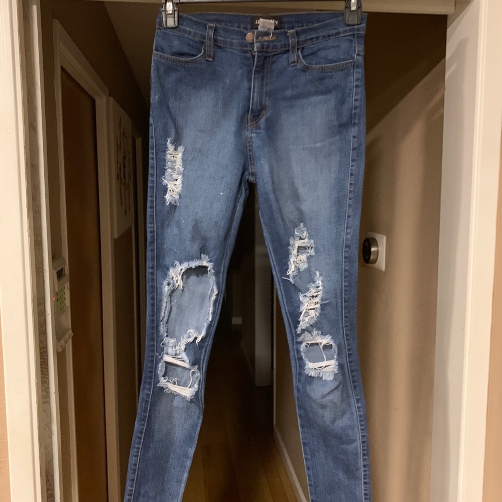 Jeans: Fashion Nova, skinny, ripped #97